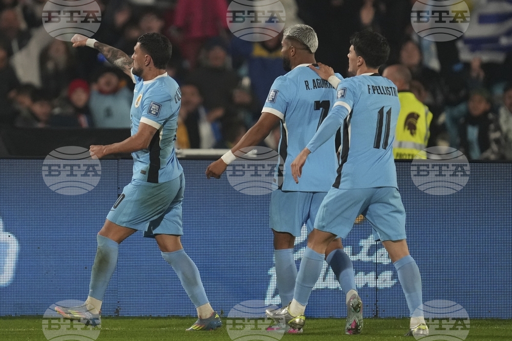 Uruguay Venezuela WCup Soccer