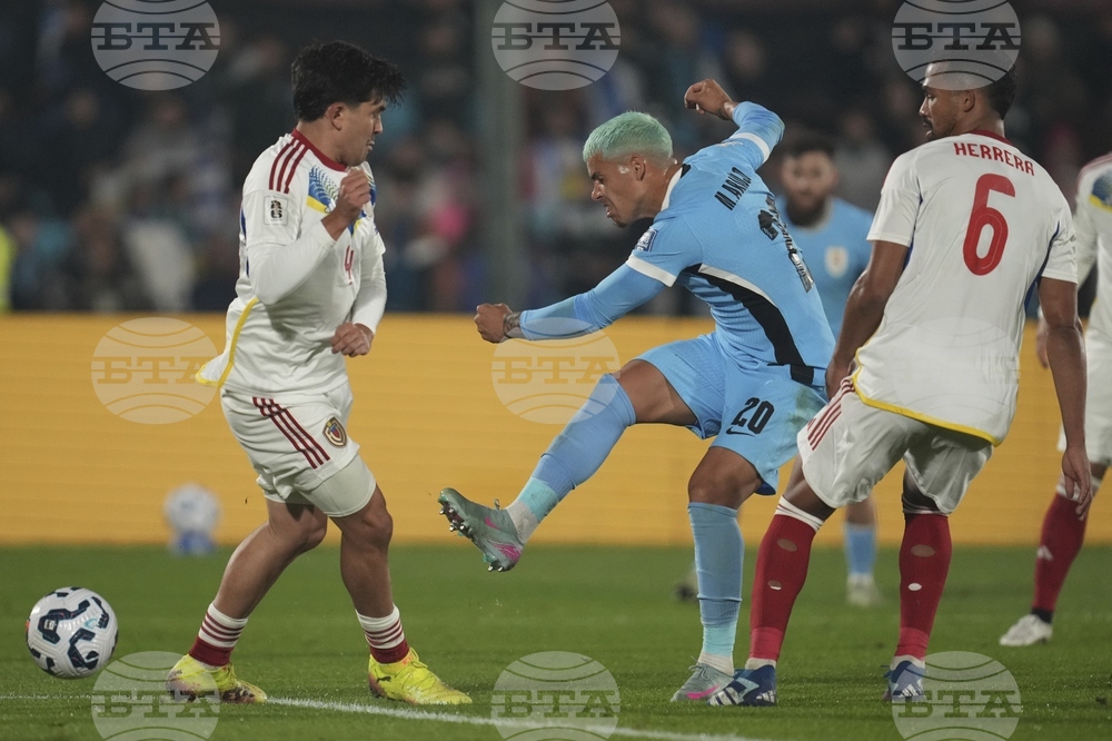 Uruguay Venezuela WCup Soccer
