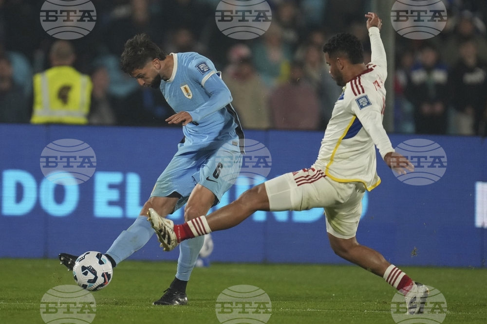 Uruguay Venezuela WCup Soccer