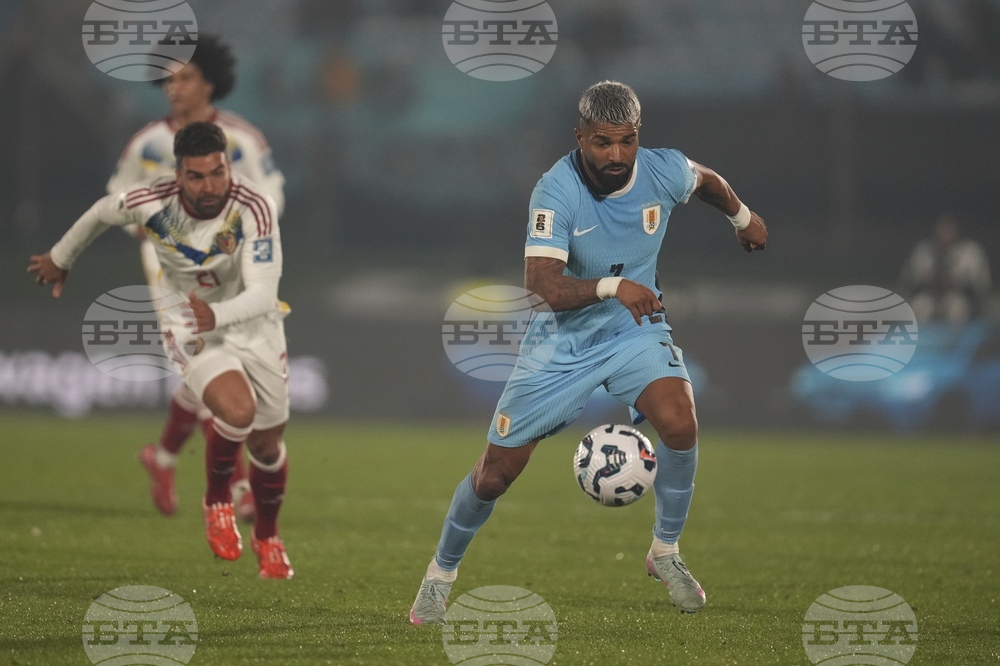 Uruguay Venezuela WCup Soccer