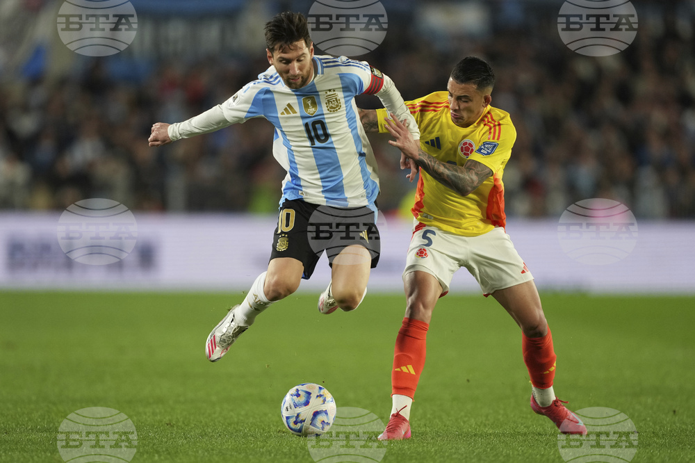 APTOPIX Argentina Colombia Wcup Soccer