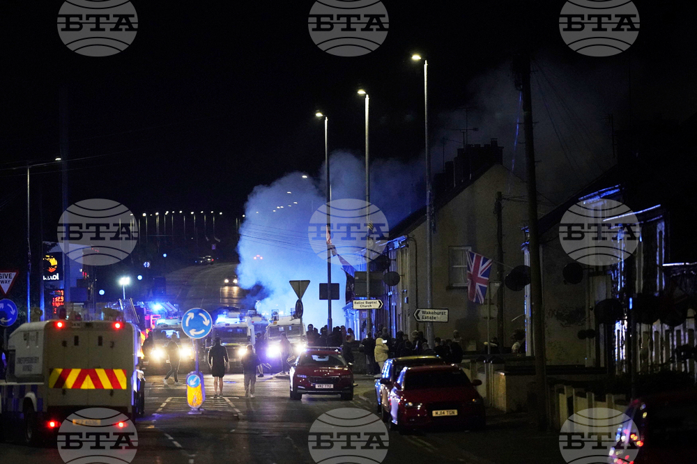 Britain Northern Ireland Protest