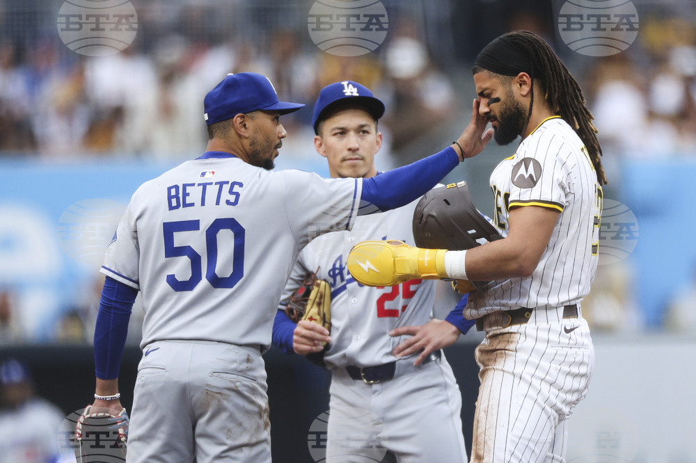 Dodgers Padres Baseball