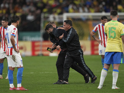 Brazil Paraguay WCup Soccer