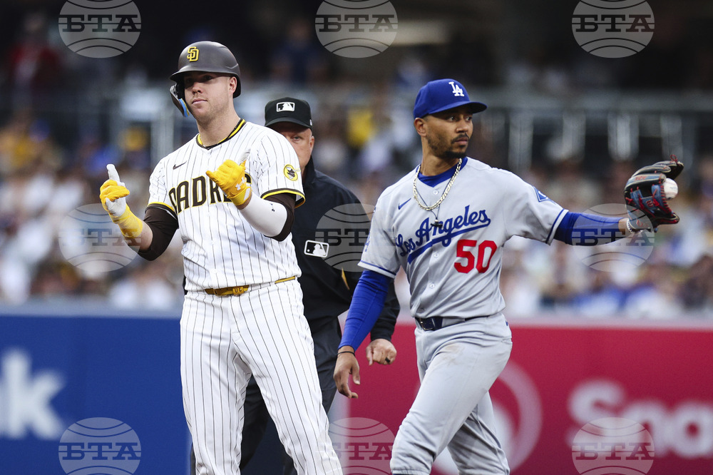 Dodgers Padres Baseball