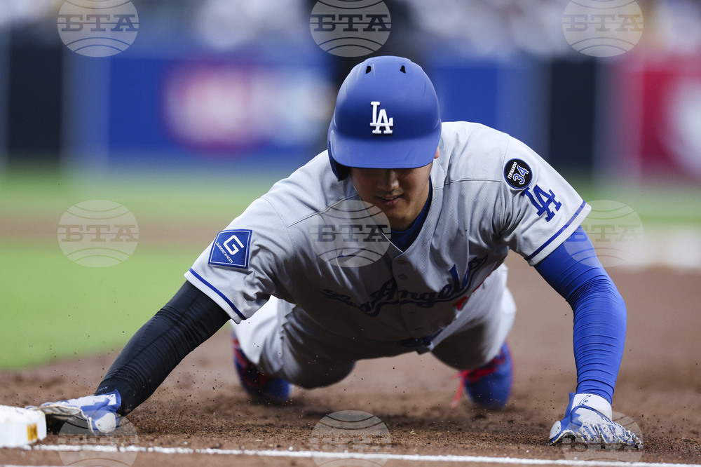 Dodgers Padres Baseball