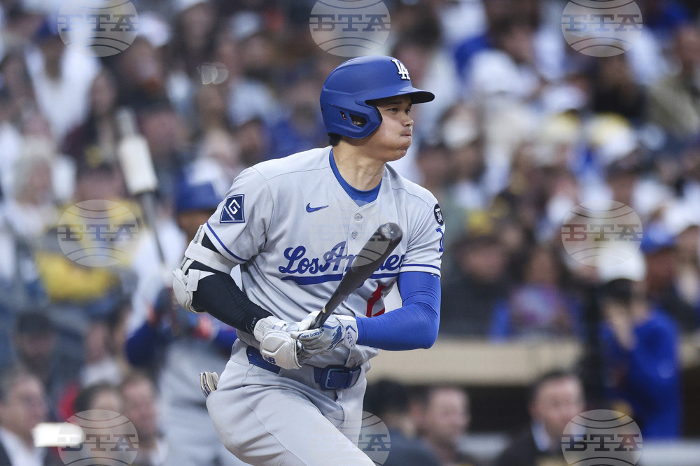 Dodgers Padres Baseball