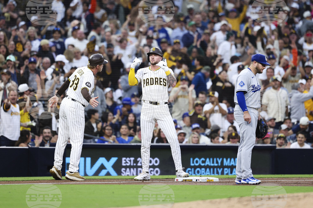 Dodgers Padres Baseball