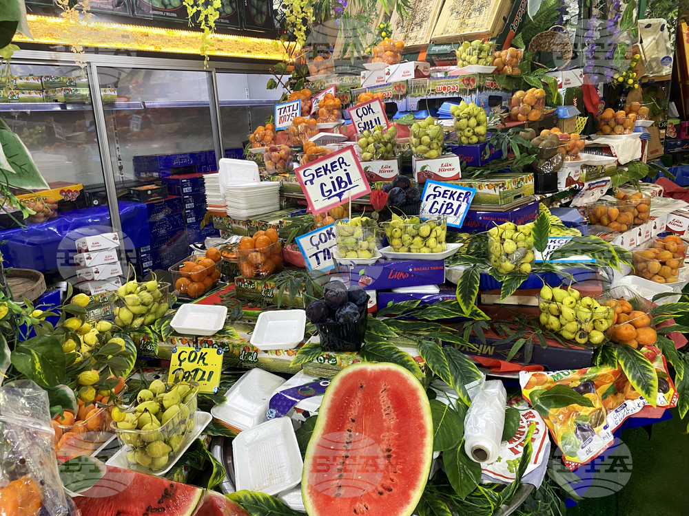 Двойно е поскъпването на плодовете и зеленчуците в Турция през май на годишна база