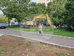 Румъния - площад "Унирий" - ремонт