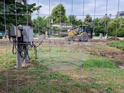 Румъния - площад "Унирий" - ремонт