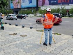 Румъния - площад "Унирий" - ремонт