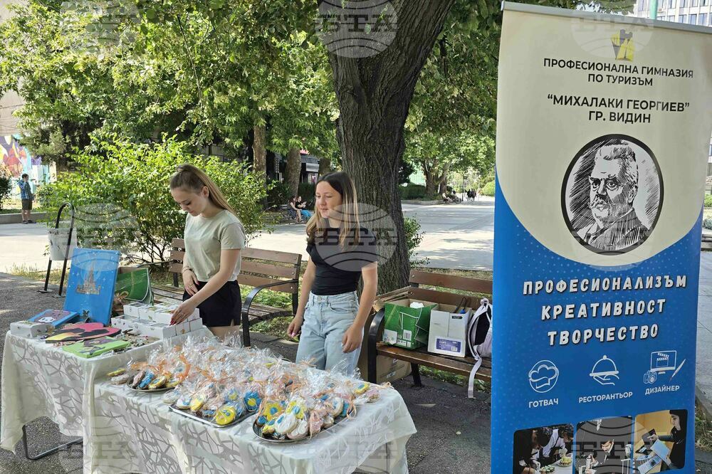 Ученици от Видин организират благотворителен базар „Изкуството срещу агресията“