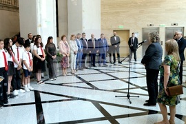 Народно събрание - изложба - откриване