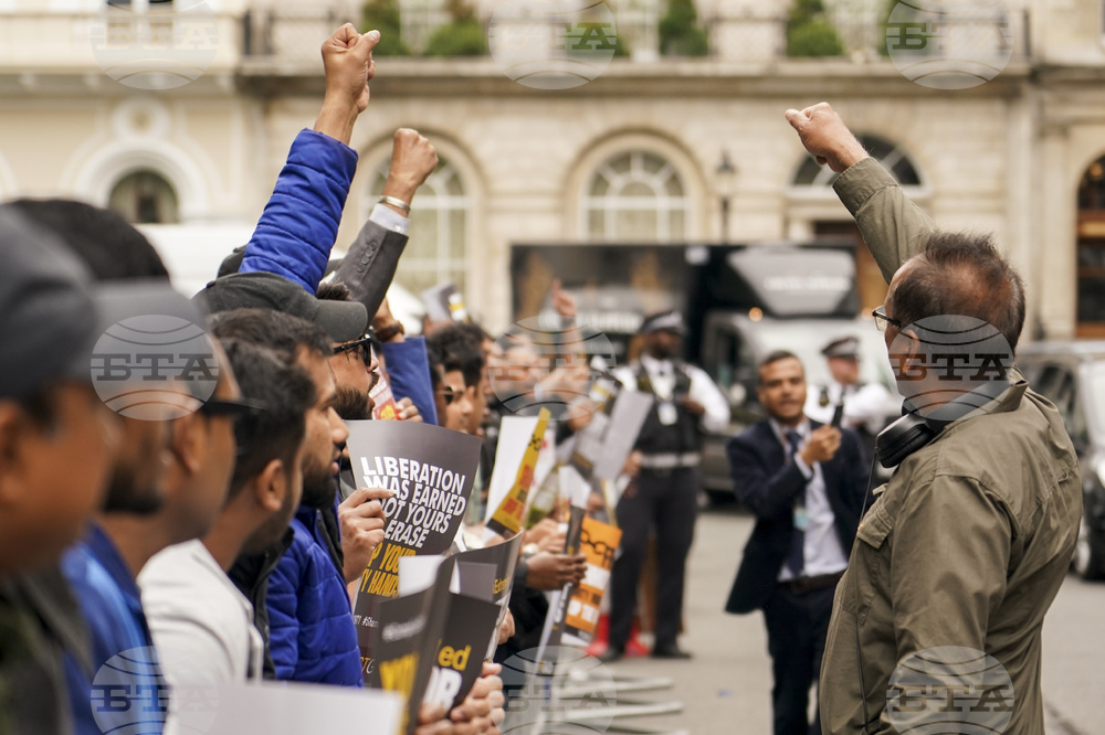 Britain Bangladesh Protest