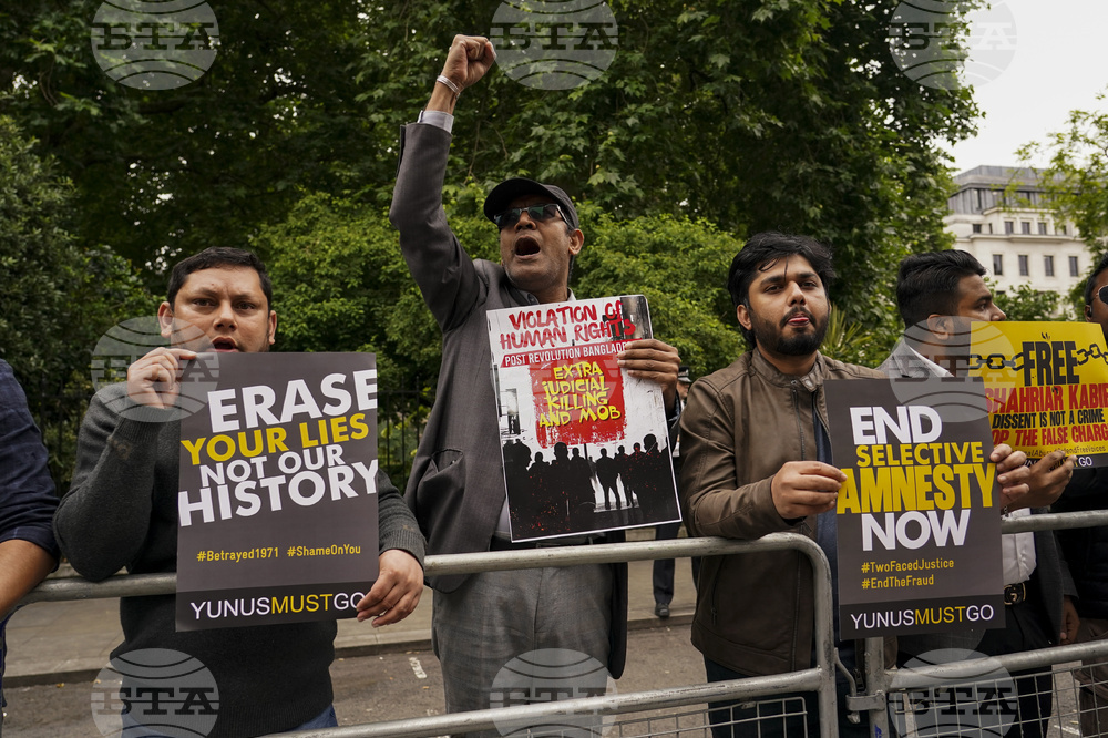 Britain Bangladesh Protest
