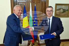 Румъния - бюст-паметник на Стефан Караджа - споразумение - подписване