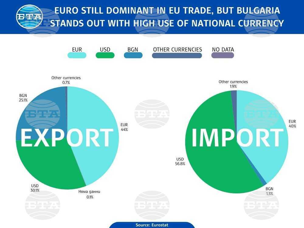 Euro Still Dominant in EU Trade, But Bulgaria Stands Out with High Use of National Currency