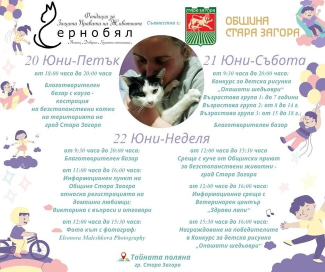 Участниците в „Бедечка фест“ може да се запознаят с куче от Общинския приют в Стара Загора 