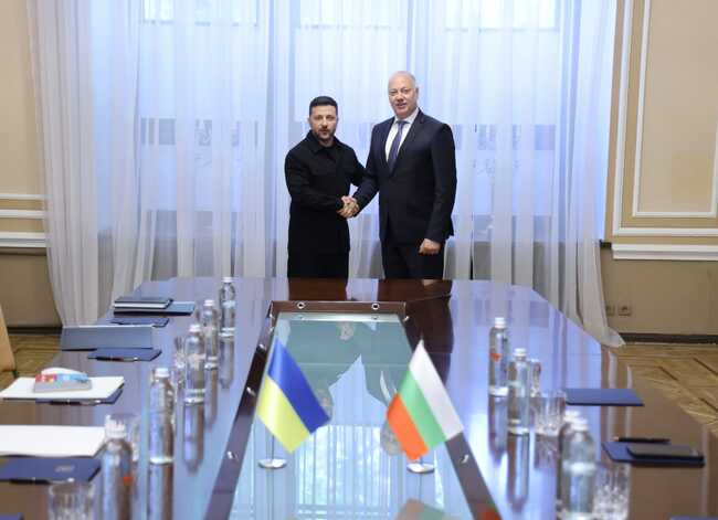PM Zhelyazkov to President Zelenskyy: Bulgaria Ready to Actively Participate in Ukraine's Post-war Reconstruction