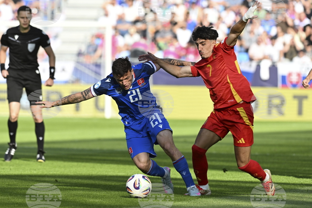 Slovakia Spain U21 Euro Soccer