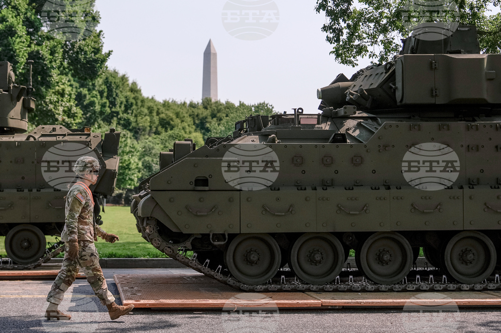 APTOPIX Trump Military Parade