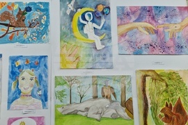 Монтана - студио „РениАрт“ - изложба - деца