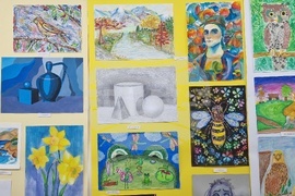 Монтана - студио „РениАрт“ - изложба - деца