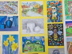 Монтана - студио „РениАрт“ - изложба - деца