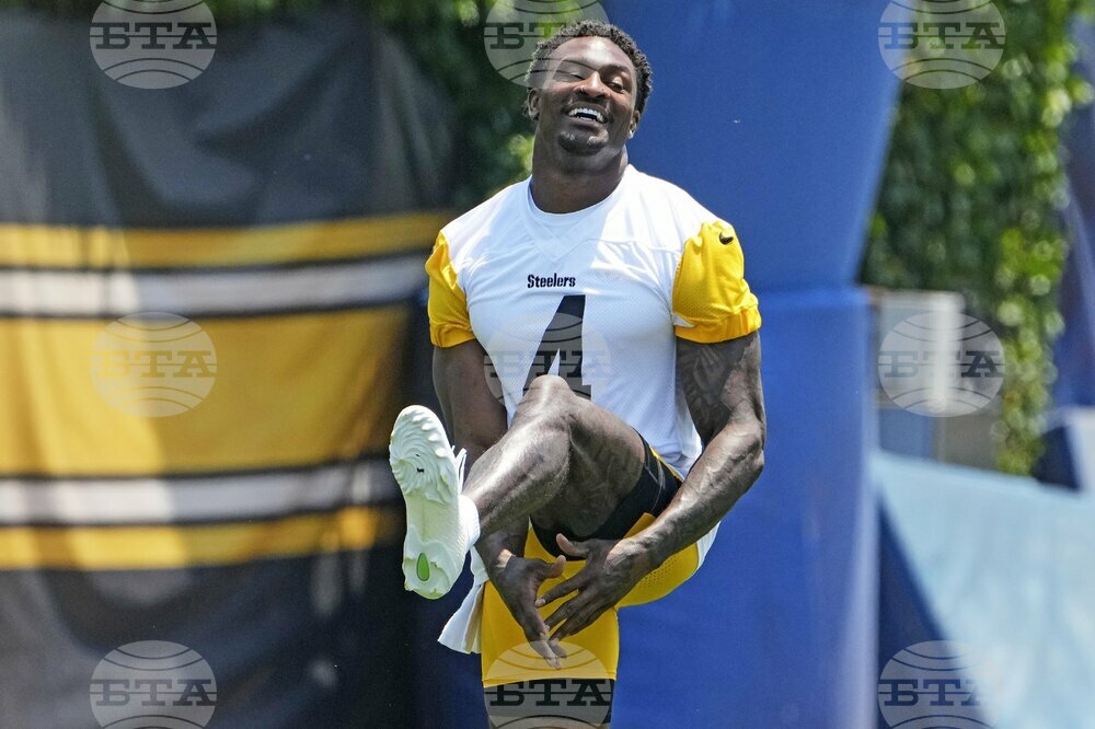 Steelers Metcalf Football