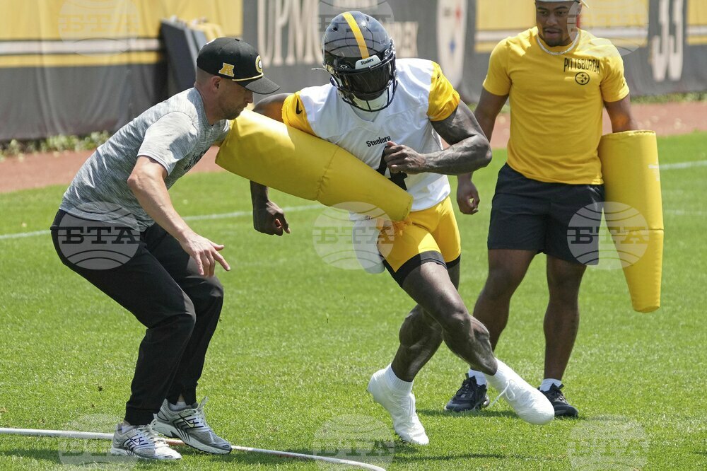 Steelers Metcalf Football