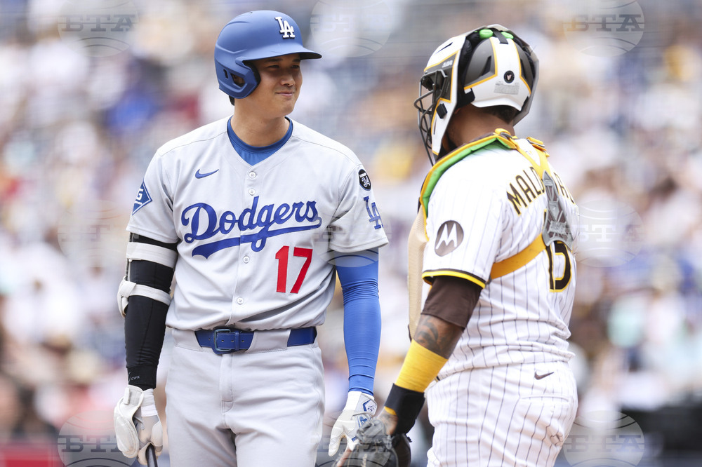 Dodgers Padres Baseball