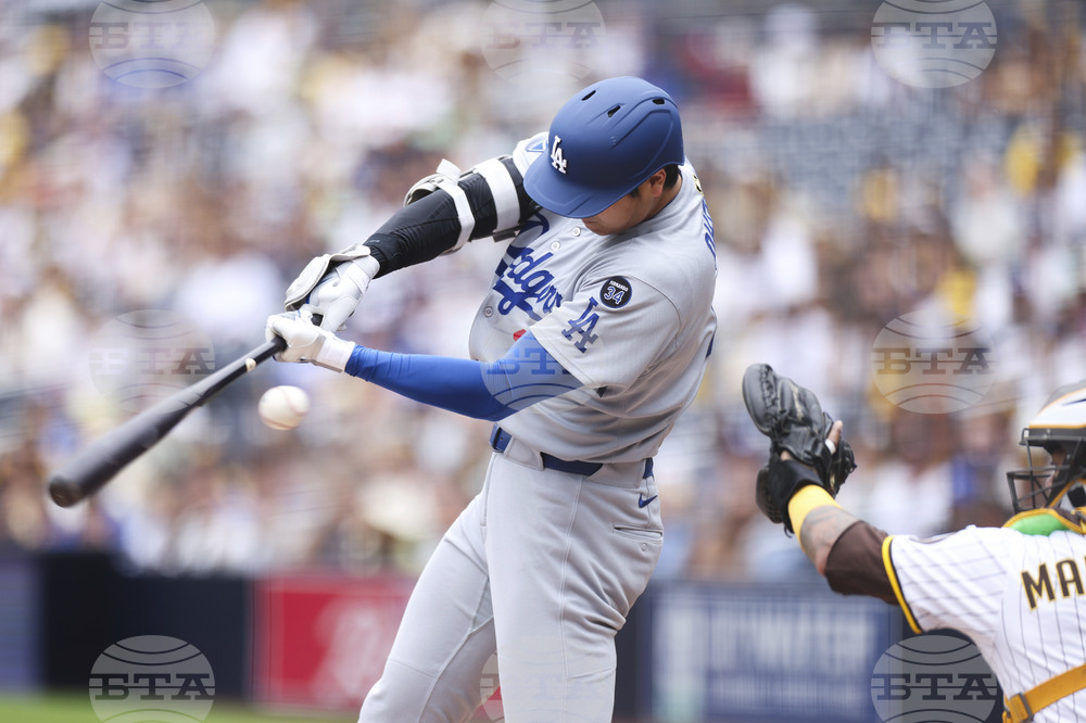 Dodgers Padres Baseball