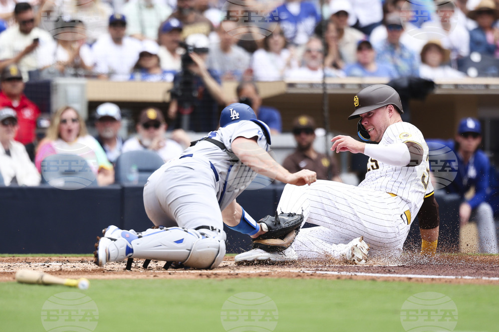 Dodgers Padres Baseball