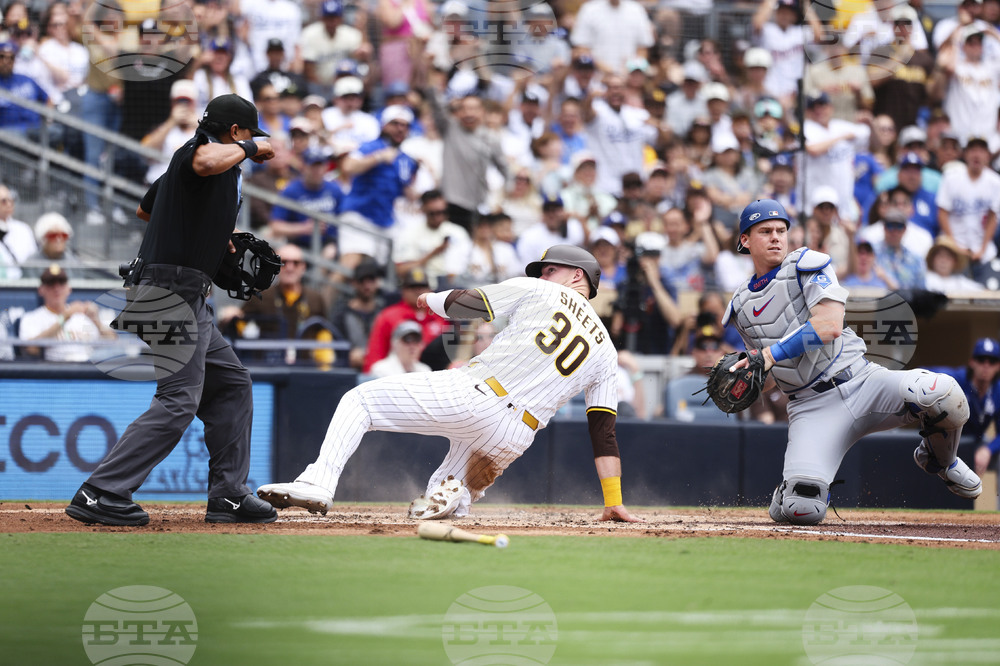 Dodgers Padres Baseball