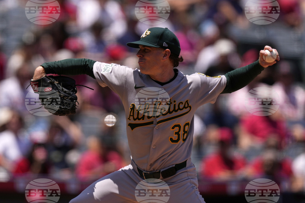 Athletics Angels Baseball