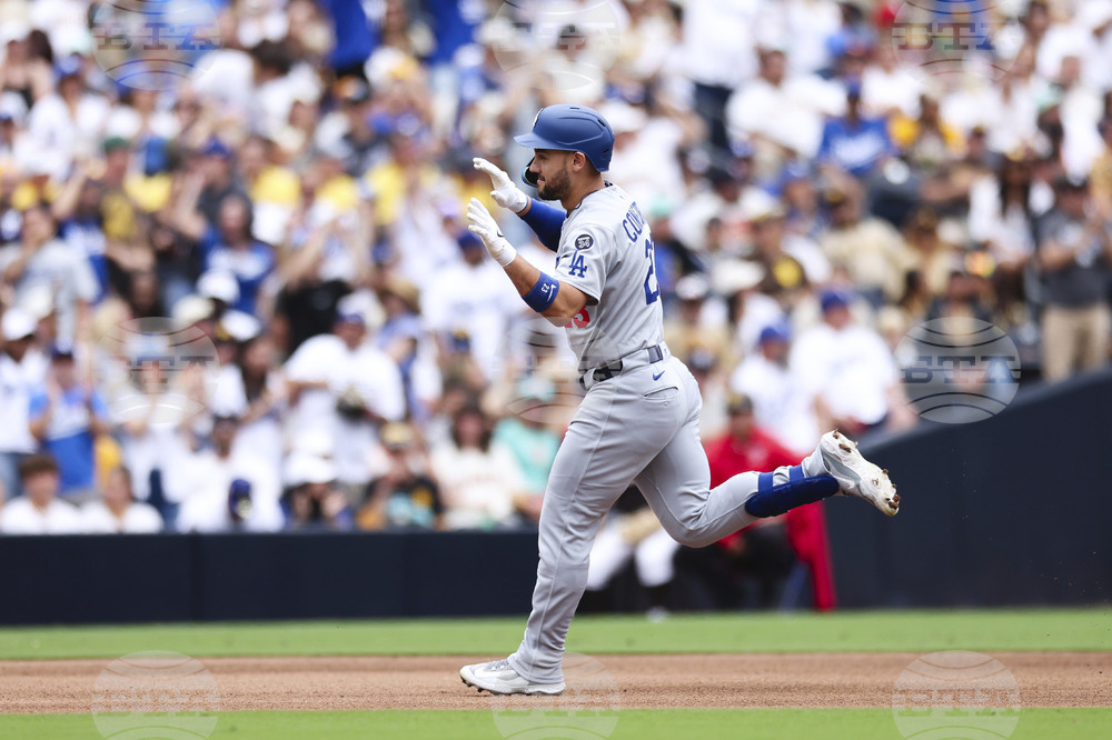 Dodgers Padres Baseball