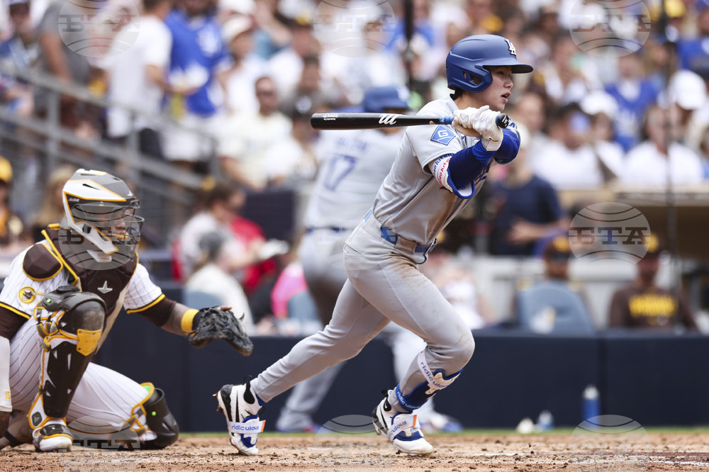 Dodgers Padres Baseball