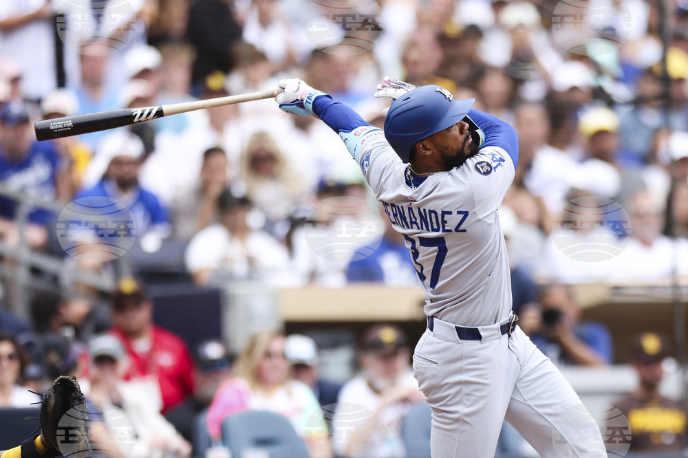 Dodgers Padres Baseball