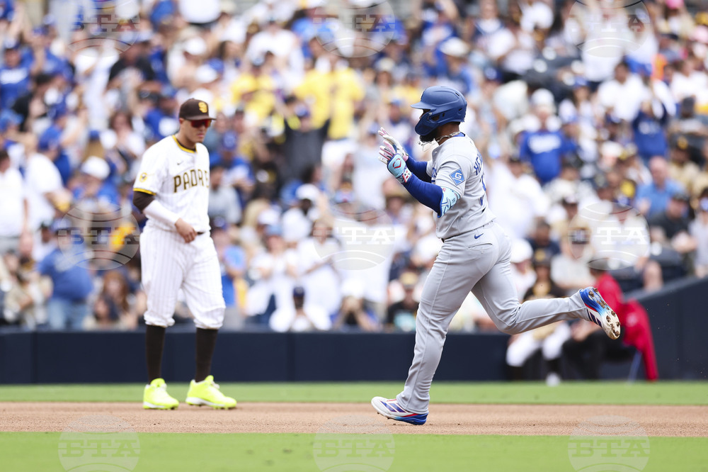 Dodgers Padres Baseball