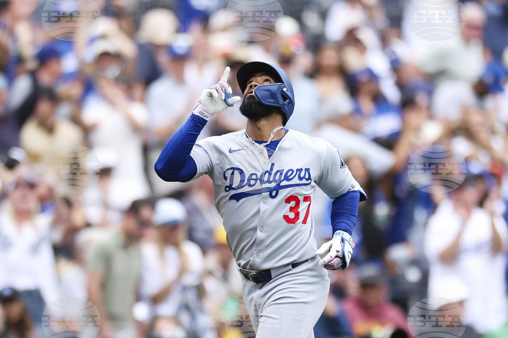 Dodgers Padres Baseball