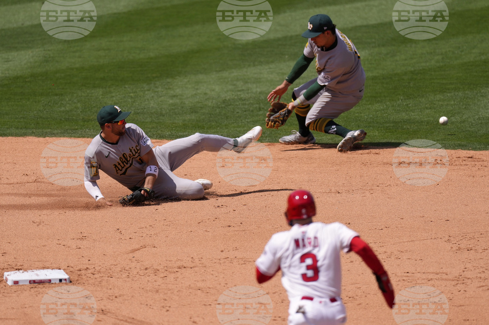 Athletics Angels Baseball