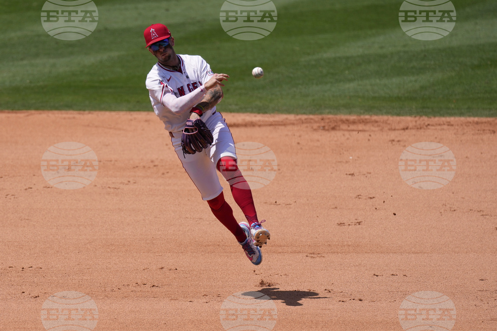 Athletics Angels Baseball