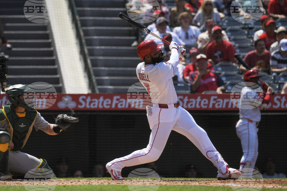 Athletics Angels Baseball