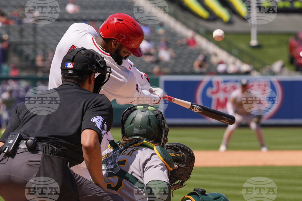 Athletics Angels Baseball