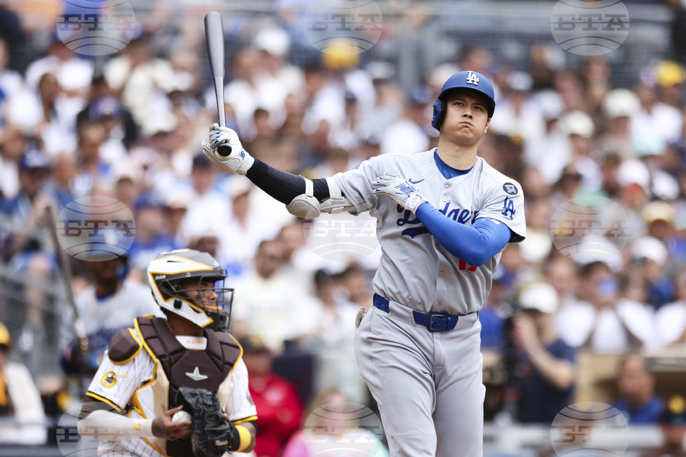 Dodgers Padres Baseball