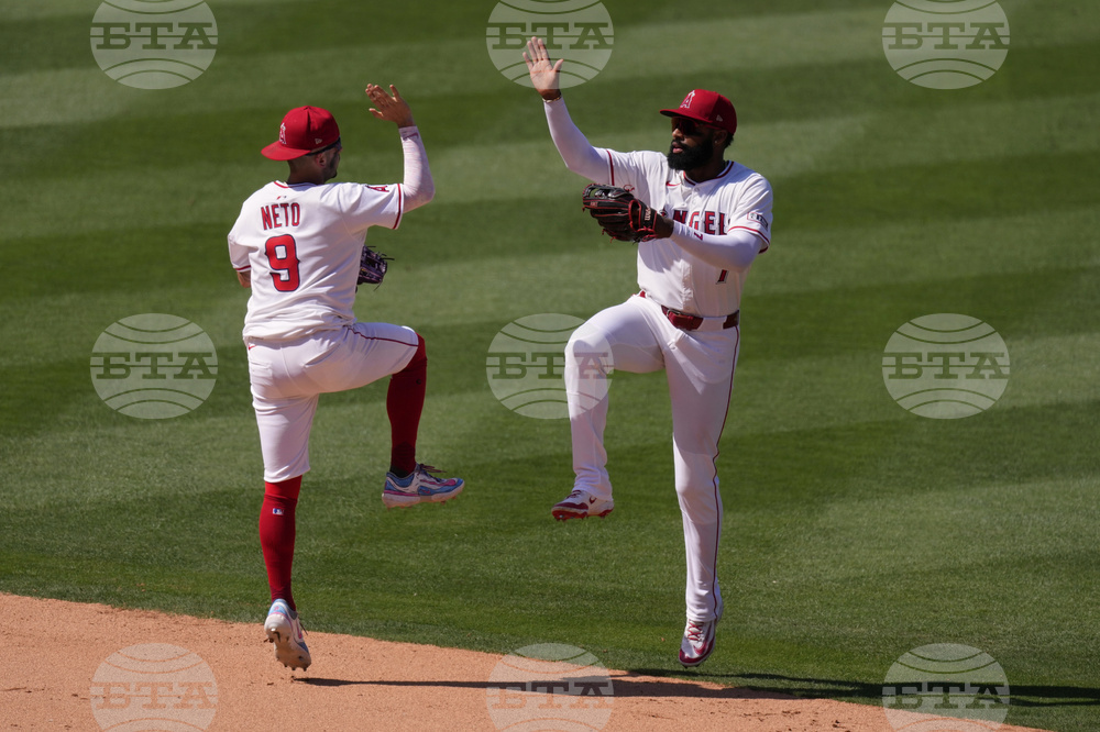 Athletics Angels Baseball