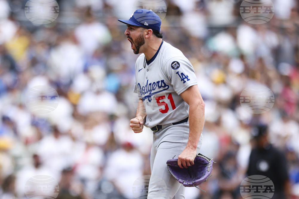 Dodgers Padres Baseball