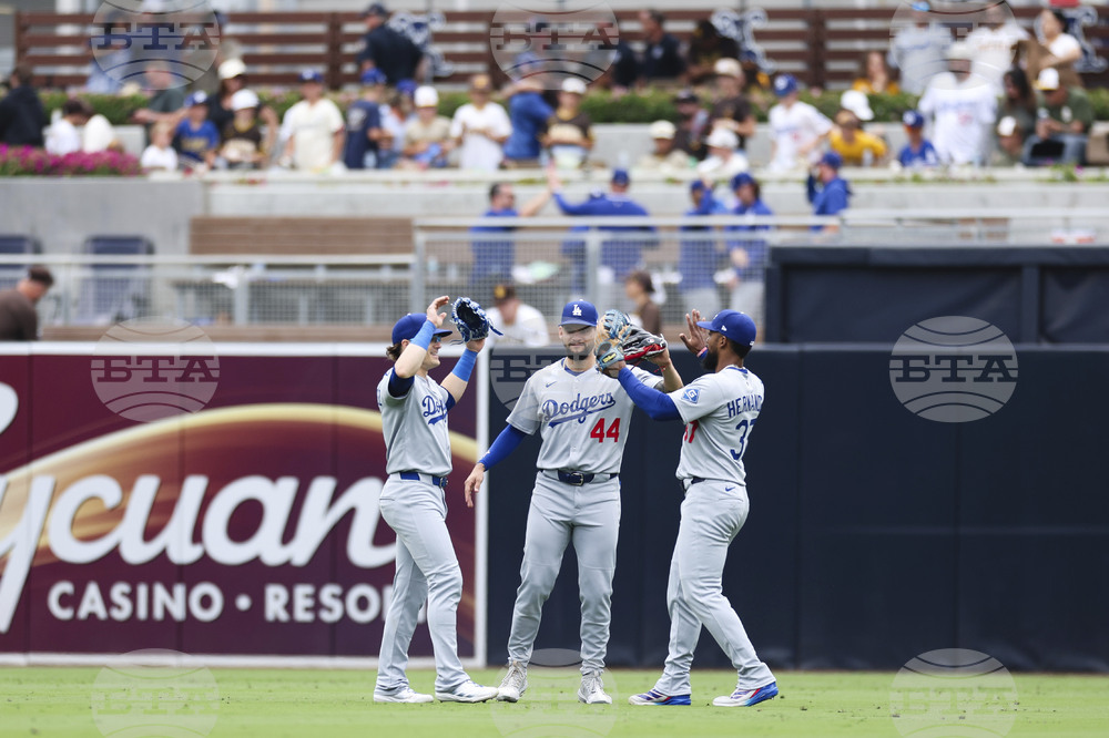 Dodgers Padres Baseball