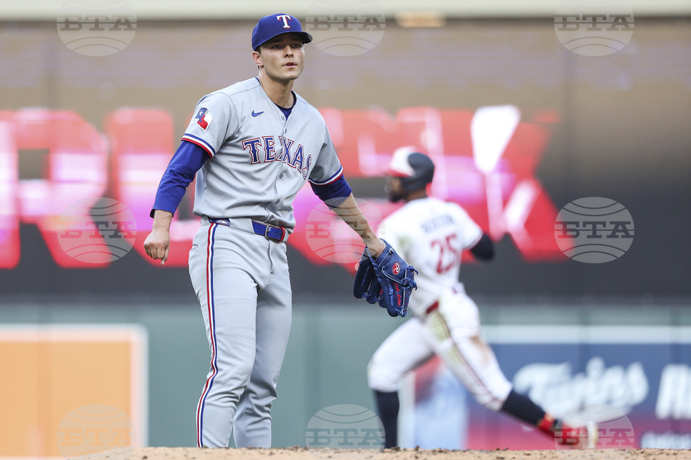 Rangers Twins Baseball